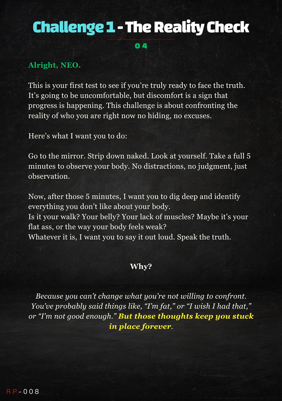 Body Prison — Challenge 1: The Reality Check